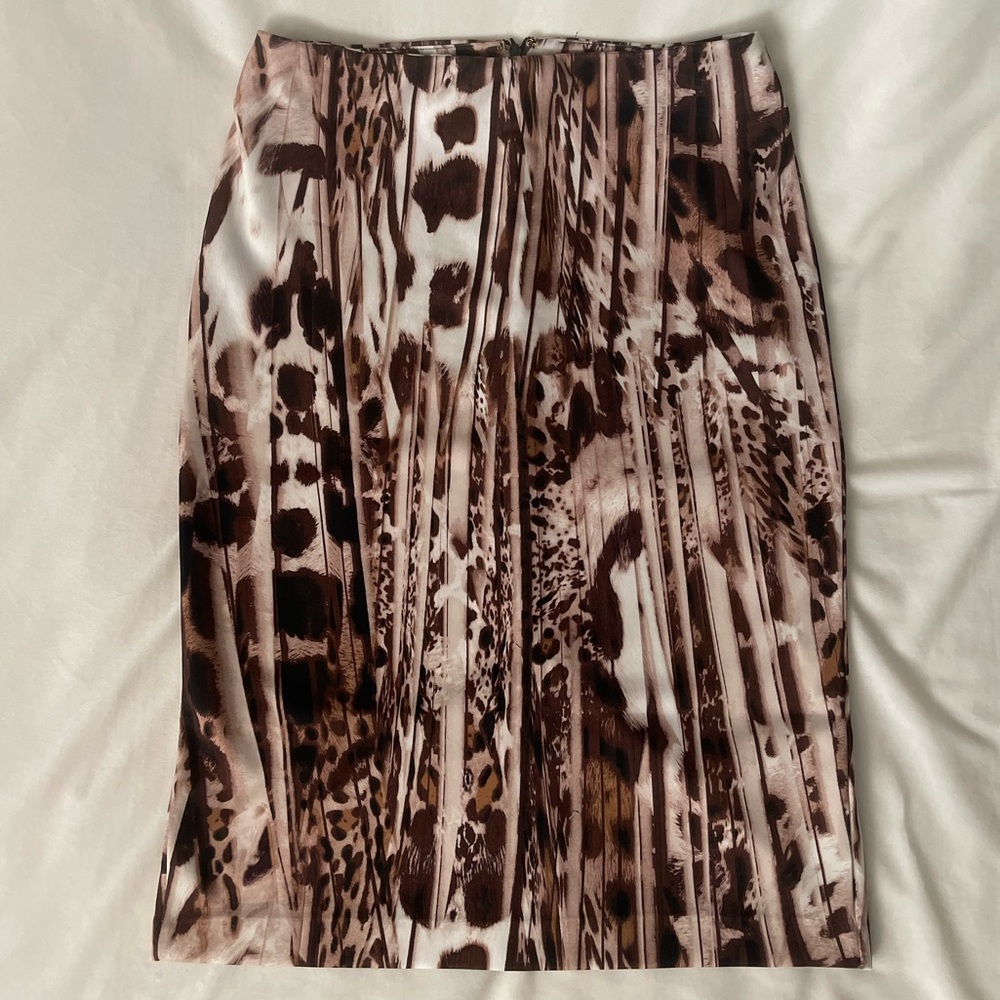 NY&C Leopard Print Pencil Skirt
